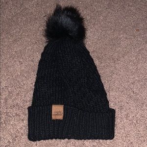 Black puff ball simply southern toboggan